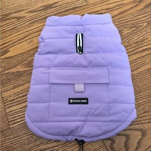 Spark Paws Purple WarmShield Water-Resistant Jacket Size Large
